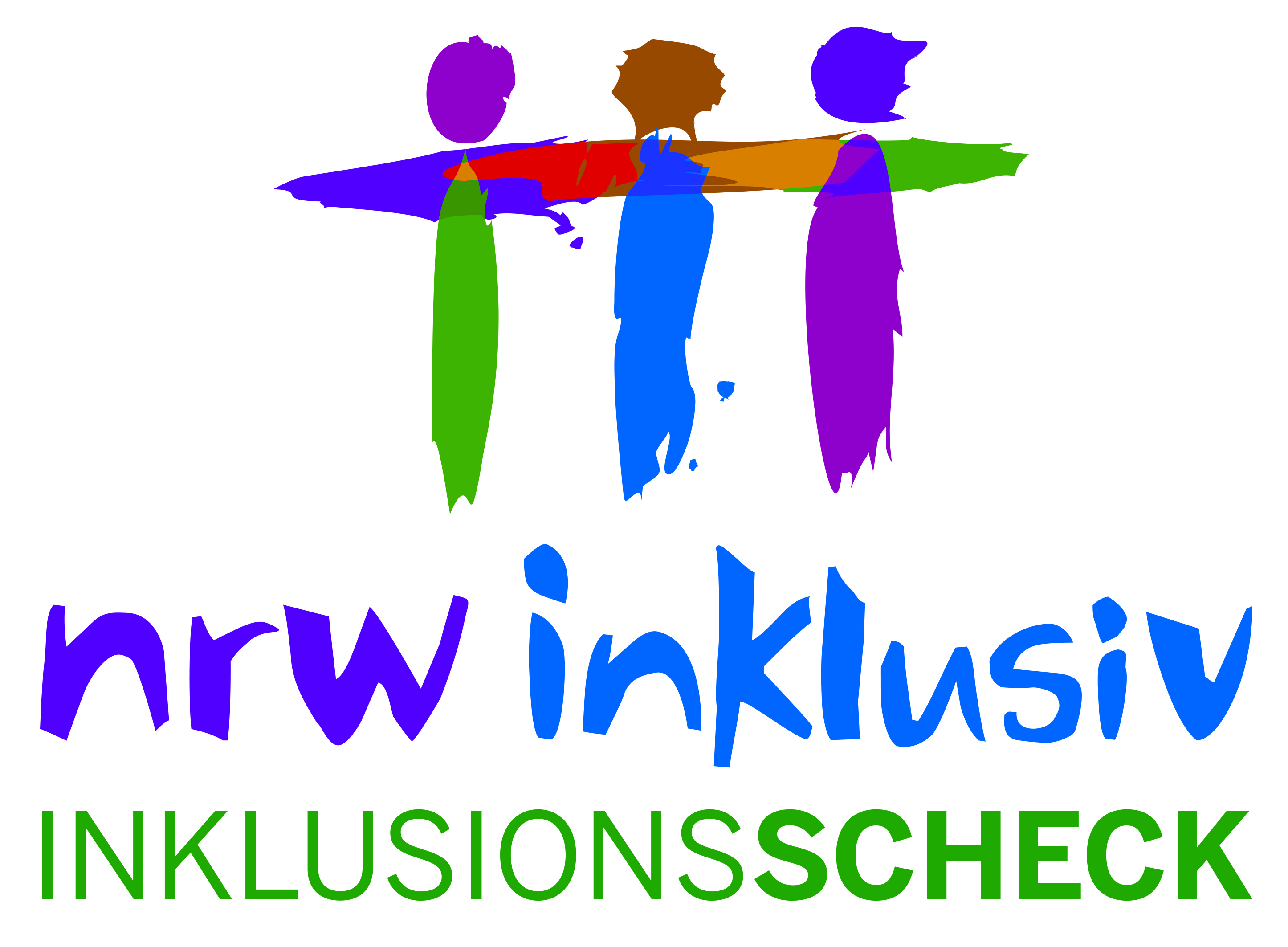 Das Logo des Inklusionsscheck NRW